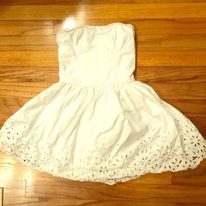 Cute, short, white dress!